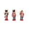 Santa's Workshop 3.3" Nutcracker Ornament Set
